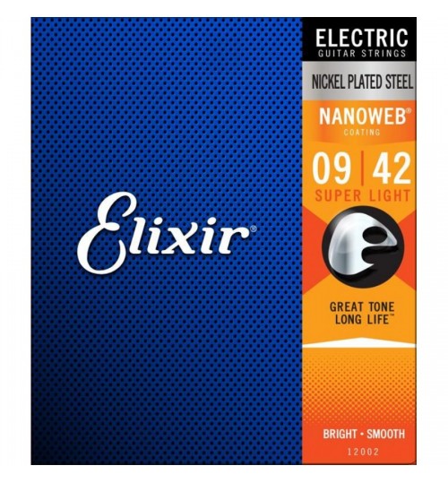 Elixir Nanoweb 09-42 Elektro Gitar Teli 12002