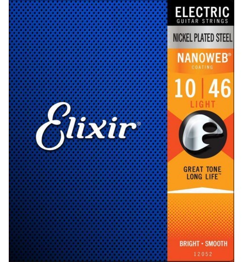 Elixir Nanoweb 12052 Light Elektro Gitar Teli (10-46) 12052