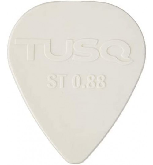TUSQ Pick 0.88mm White 6 Pack Bright Tone (PENA)