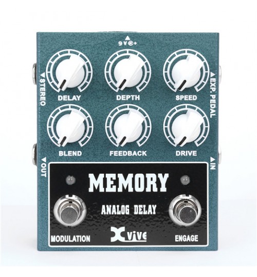 X Vive Memory Analog Delay Gitar Pedal W3